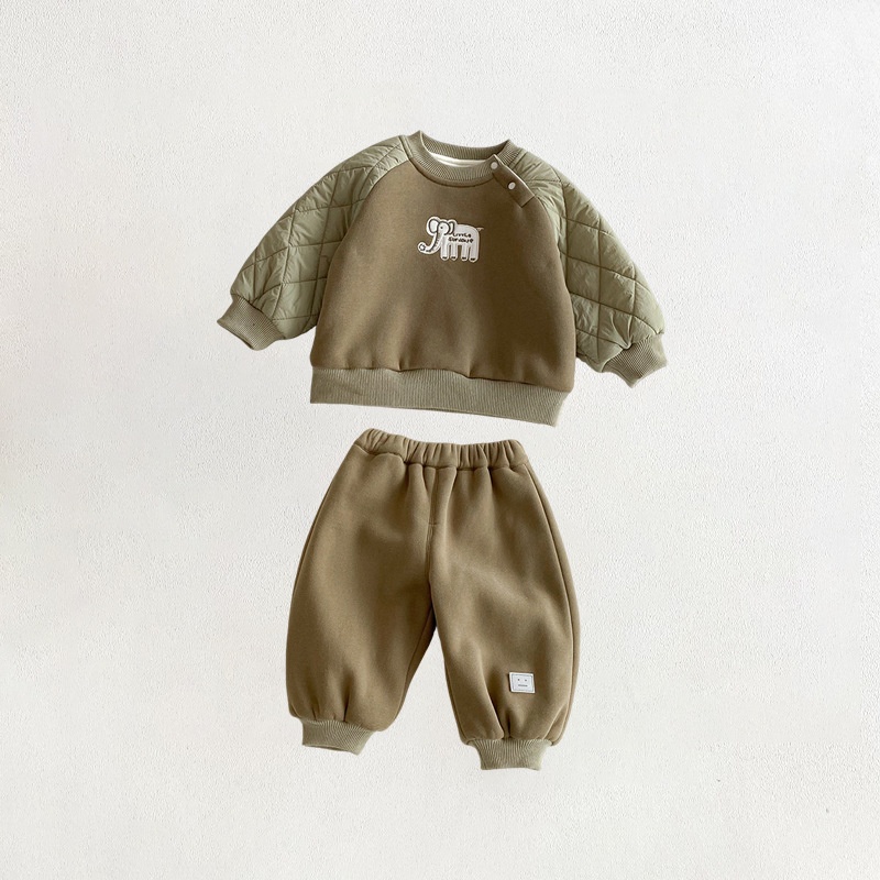 2-Piece Baby & Kids' Patchwork Set