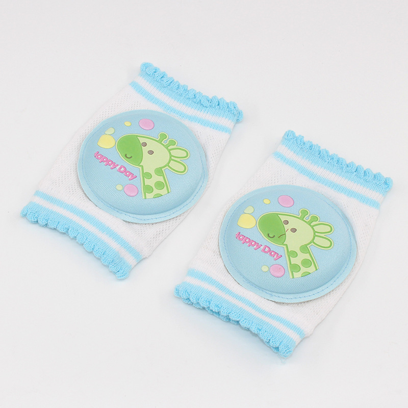 Baby Toddler Animal Mesh Slogan Non-Slip Knee Pads