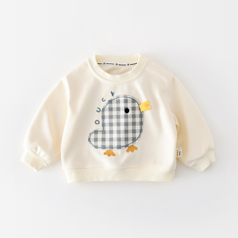 Baby Plaid Duck Sweatshirt
