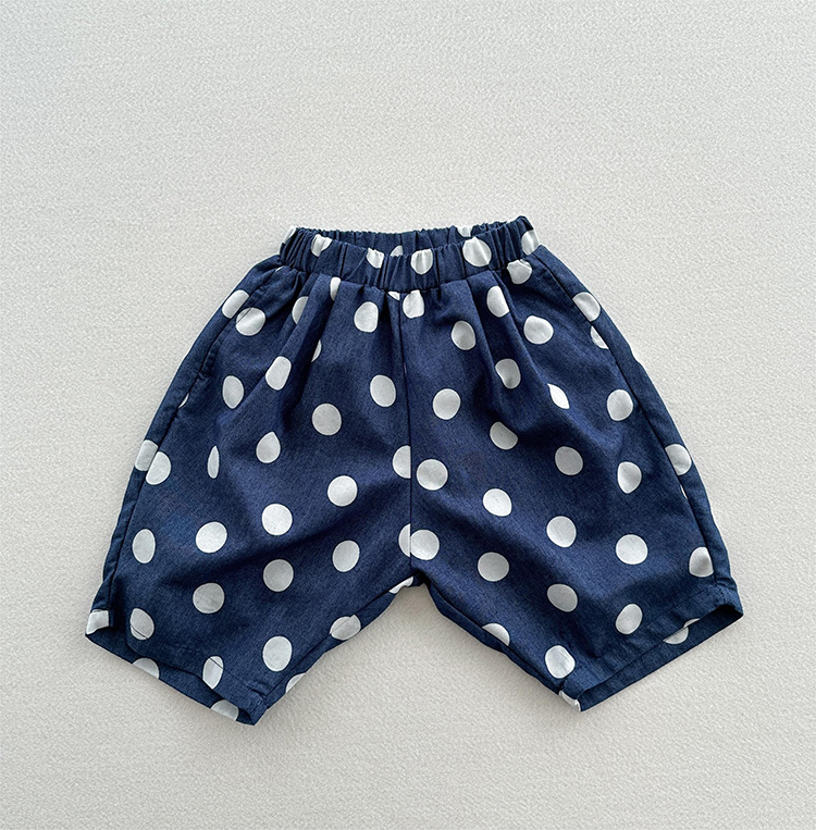 Baby & Kids Dots Denim Pants