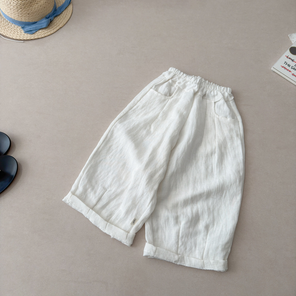 Infant/Toddler Solid-Color Loose-Fit Harem Pants