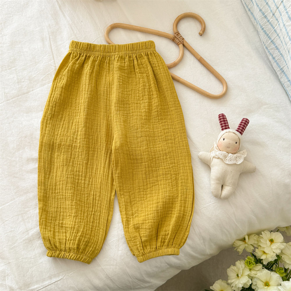 Baby& Kid Solid color Lantern Pants