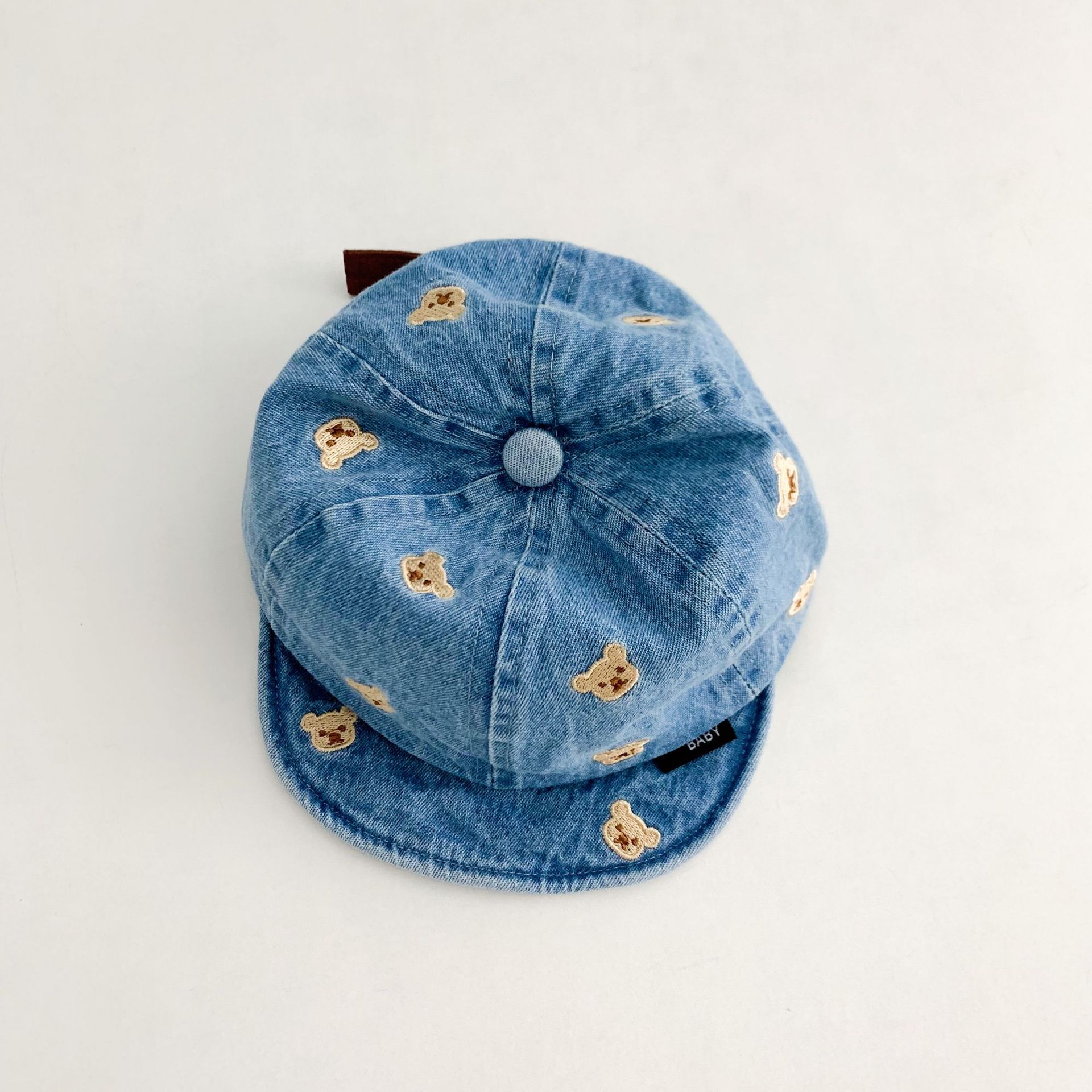 Baby Toddler Little Bear Embroidery Cowboy Baseball Hat