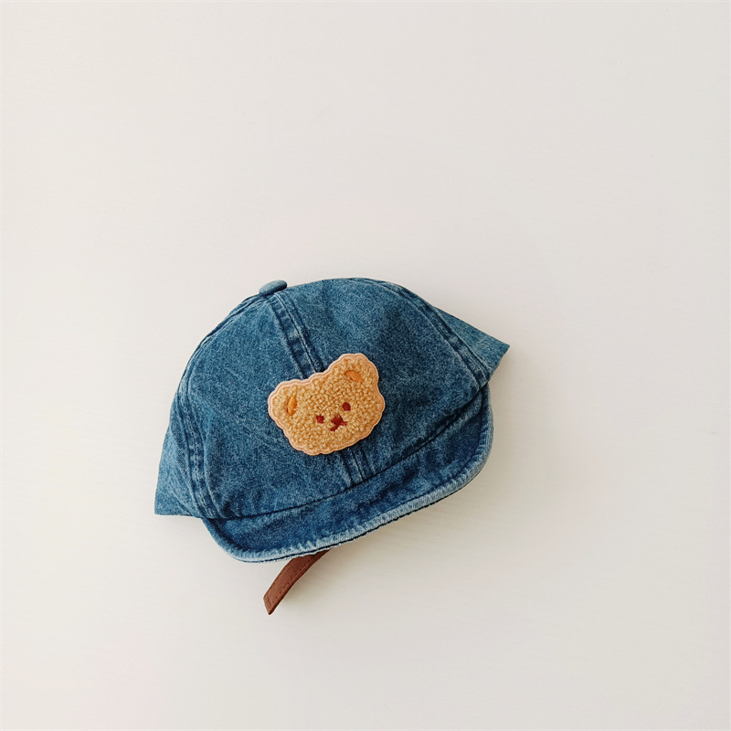 Baby Toddler Little Bear Short-Brimmed Baseball Hat