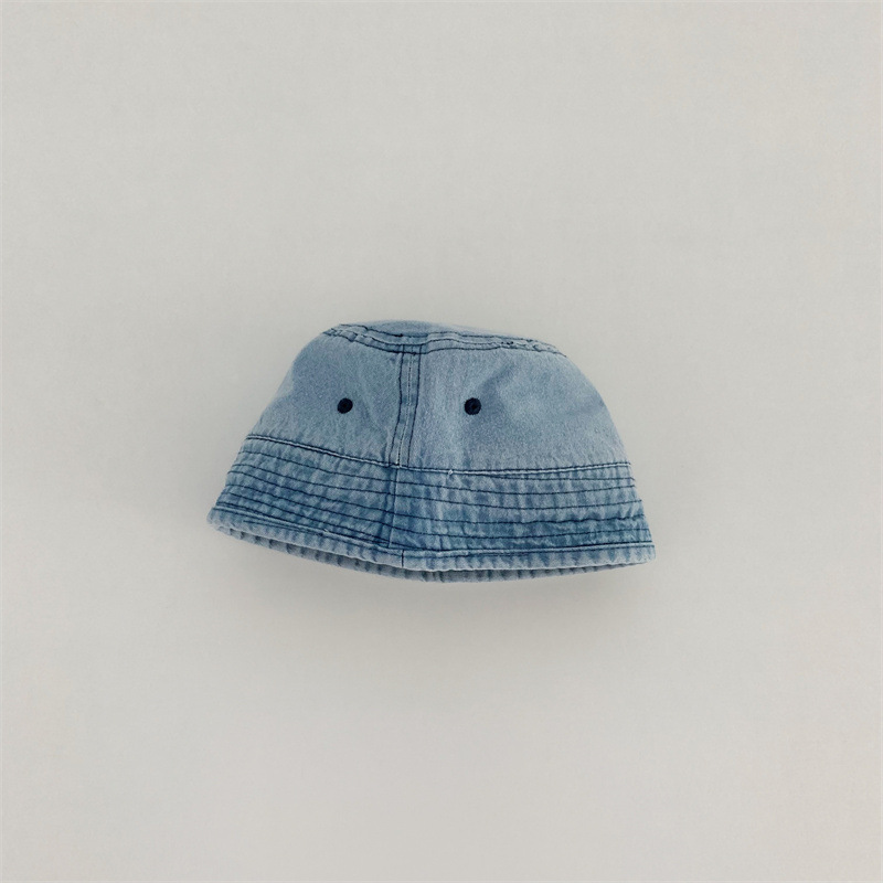 Baby Flat-Top Denim Bucket Hat