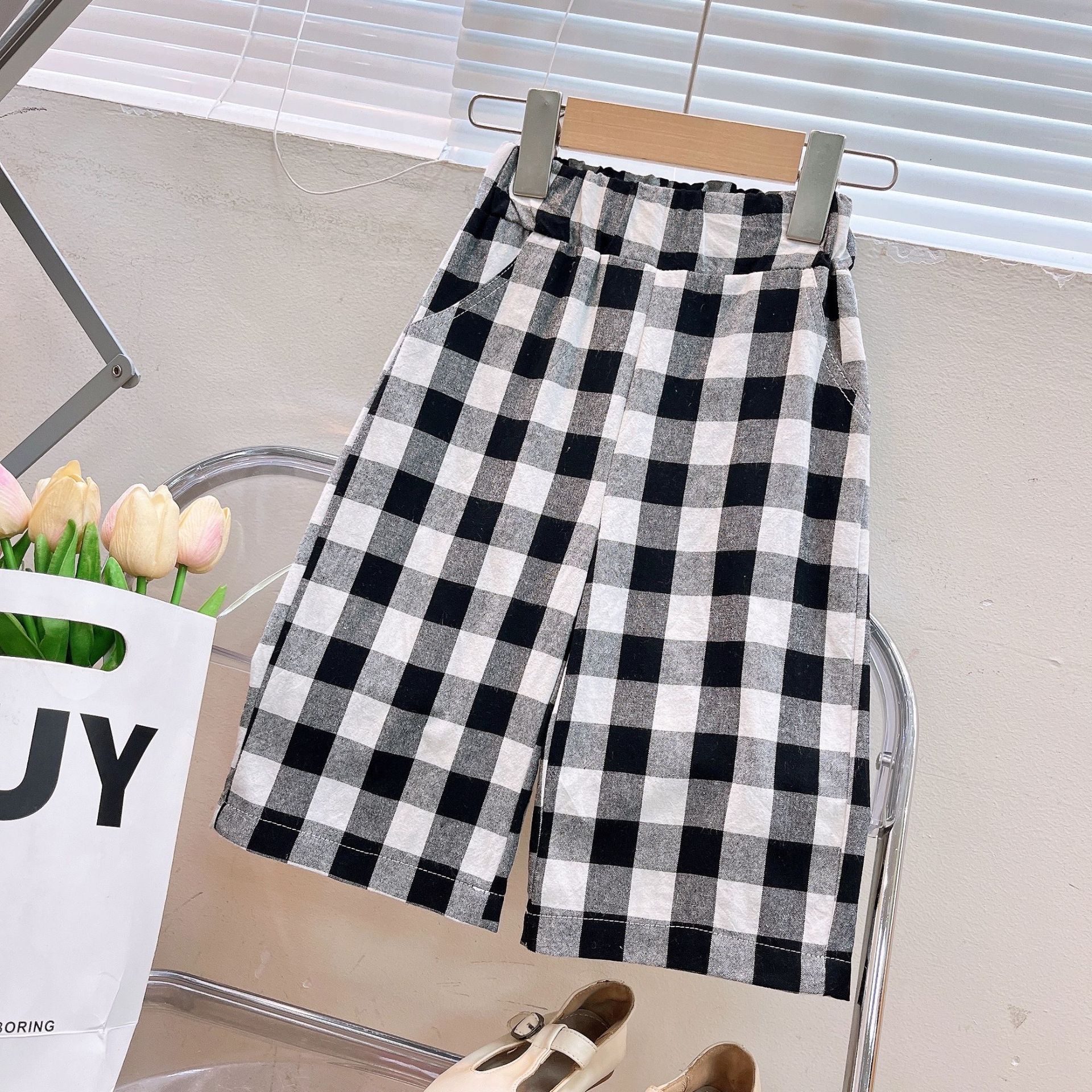 Kids Checkerboard Pants