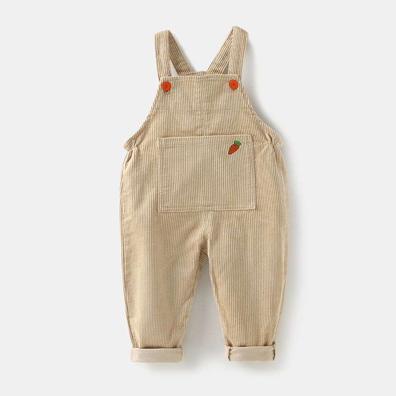 Baby Toddler Carrot Multicolor Overalls