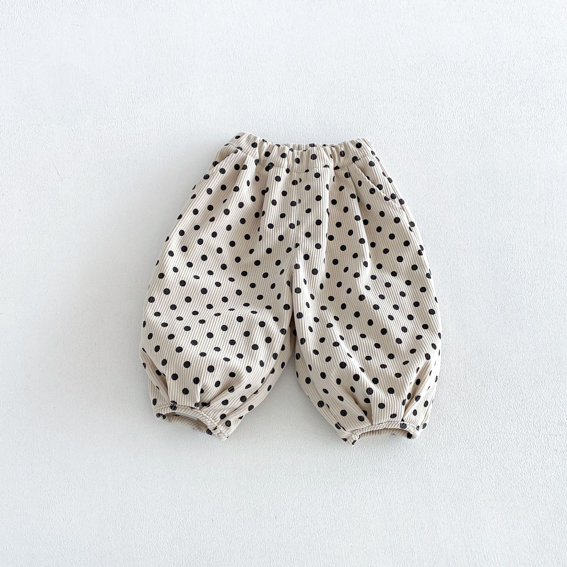 Kids Polka Dot Leopard Print Pants