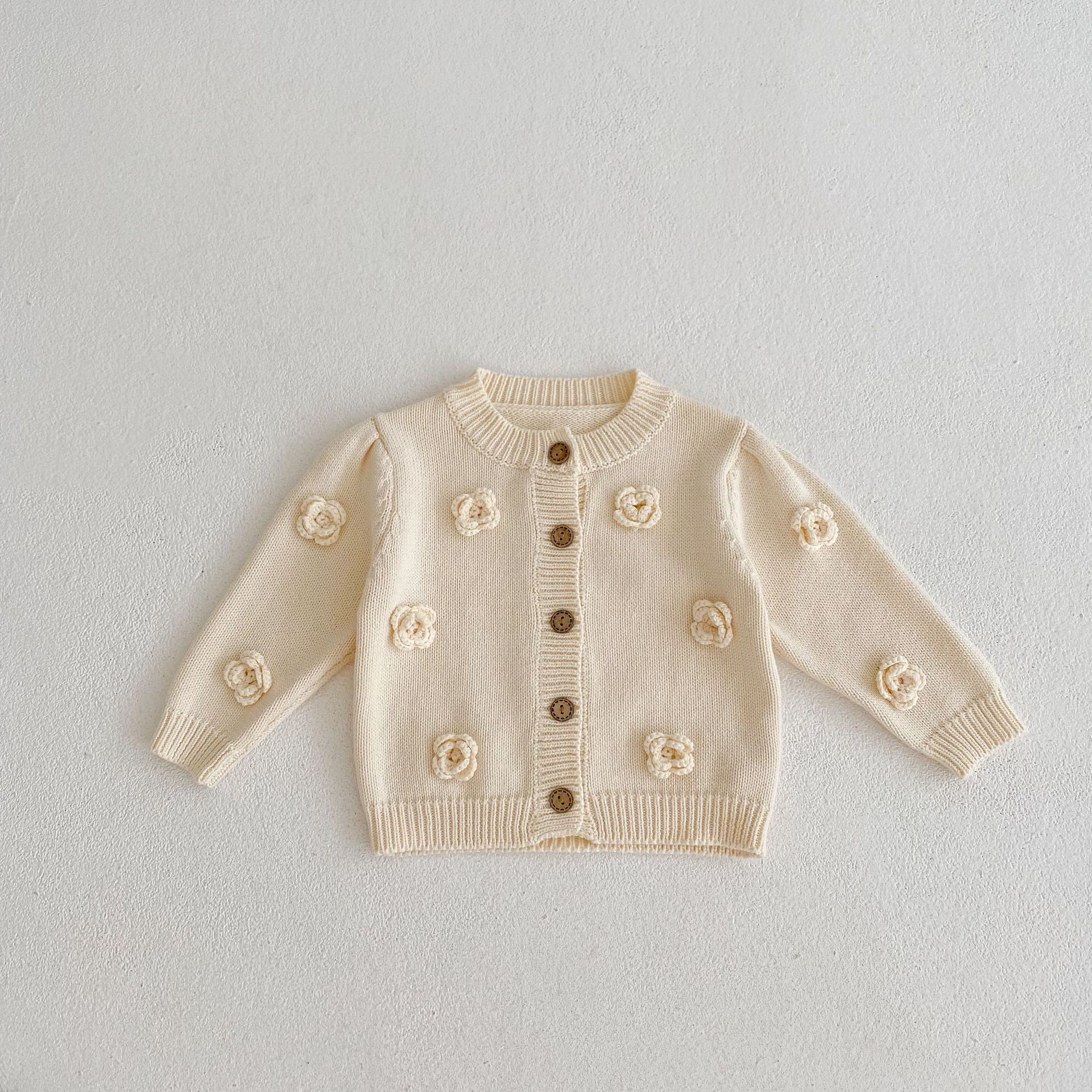 Baby Flowers Crew Neck Sweater