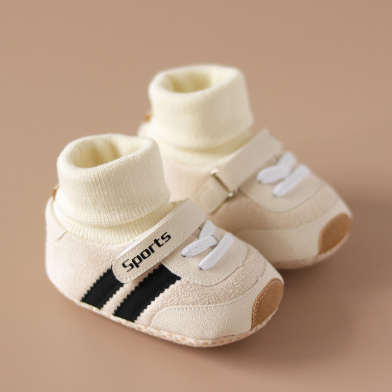 Baby Stripe Color Blocking Socks Shoes