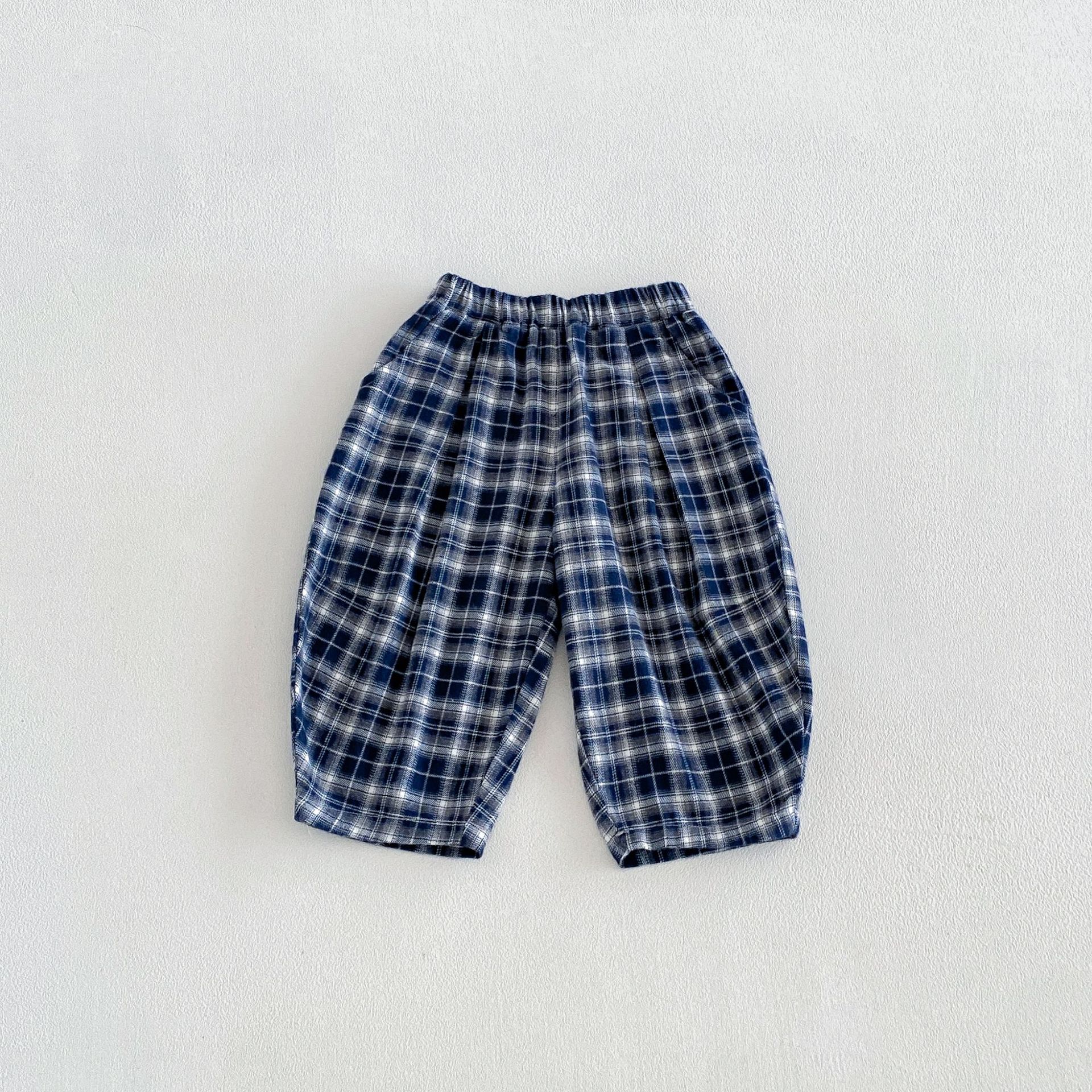 Kids Plaid Scimitar Pants