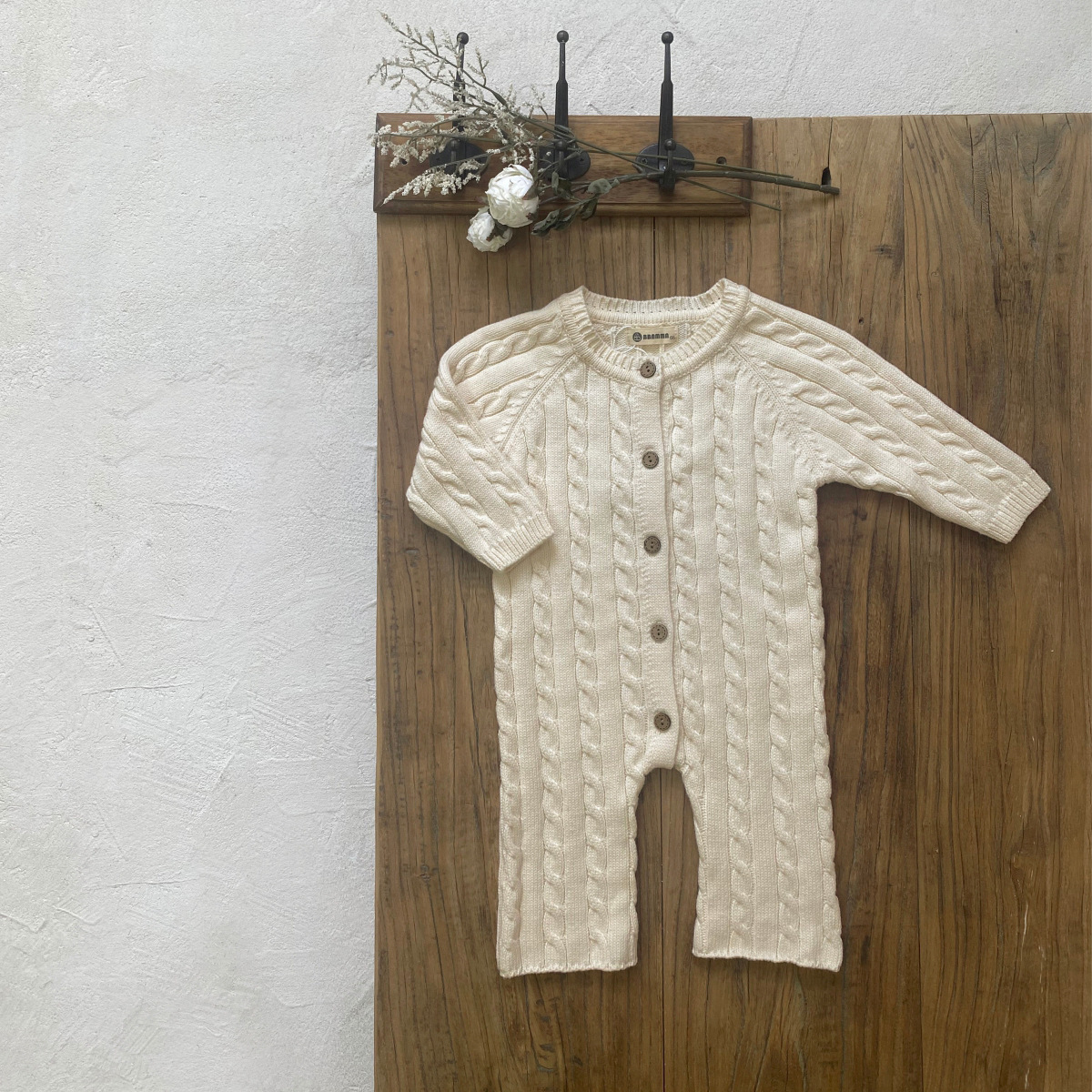 Baby Cable Knit Romper