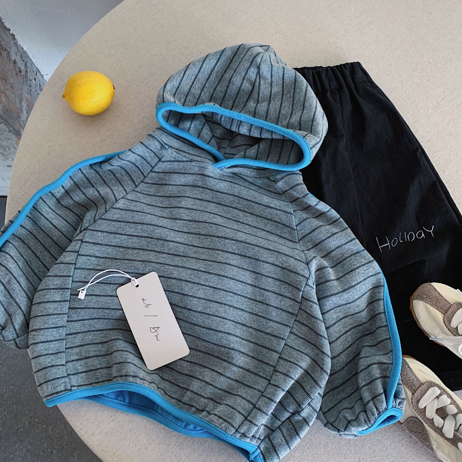 Kids Striped Hooded Sweatshirt