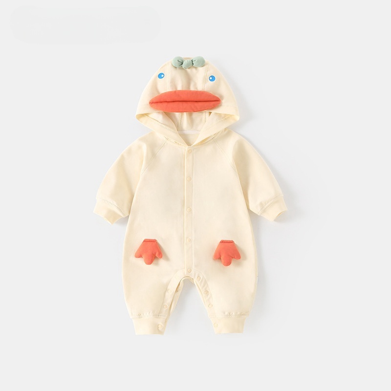 Baby Newborn Animal Hooded Romper 