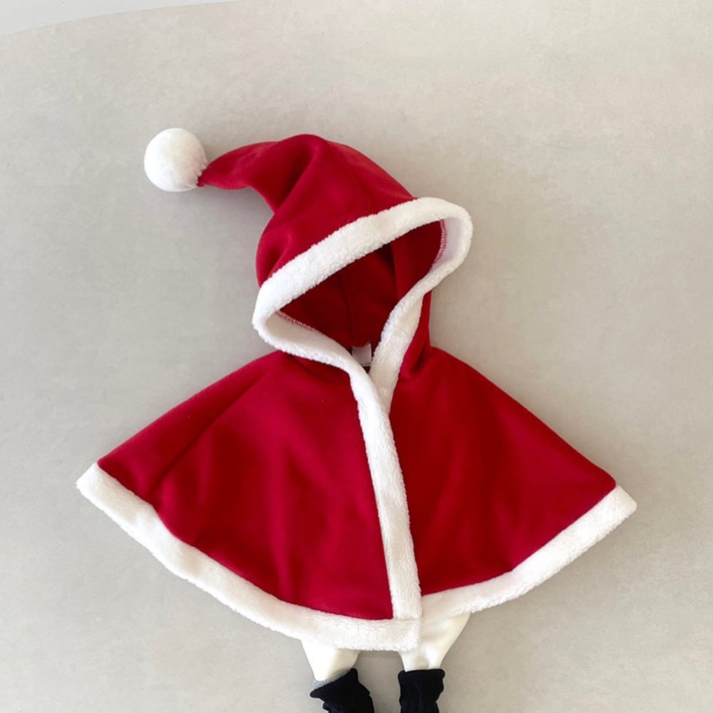 DailyBebe Baby Christmas Fleece Hood Cape