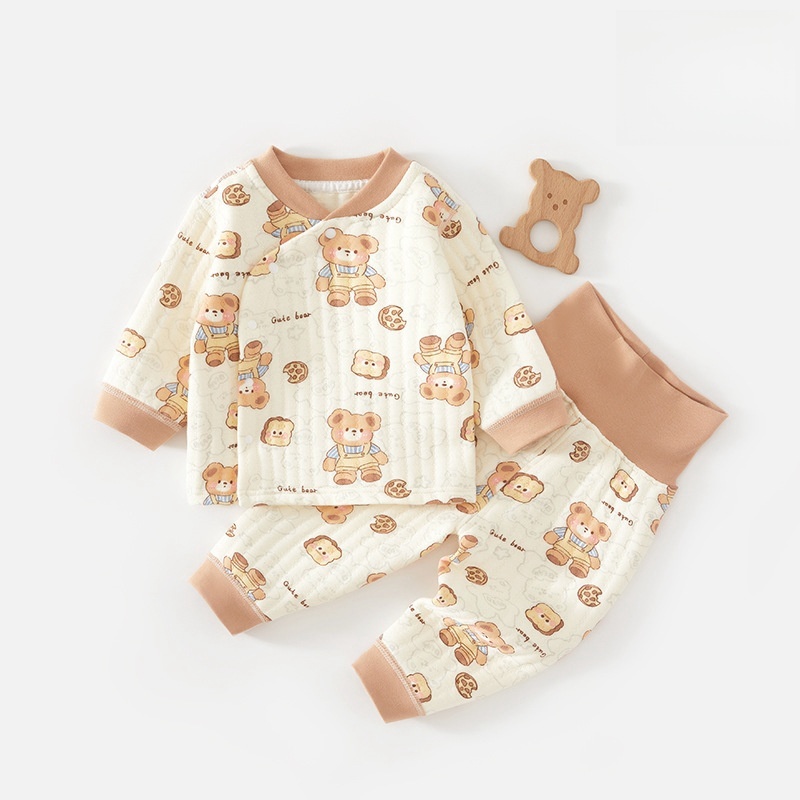 2-Piece Baby Warm Bear Split Set