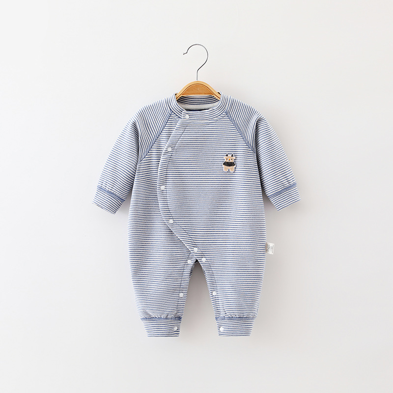 Baby Newborn Bear Stripe Romper