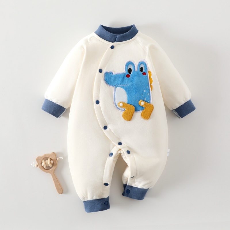 Baby Cartoon Thermal Bone-Free Romper