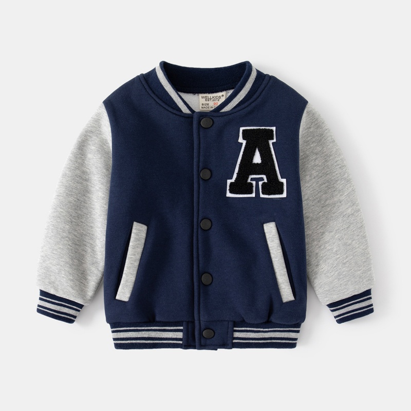 Baby Toddler Baseball Warm Jacket