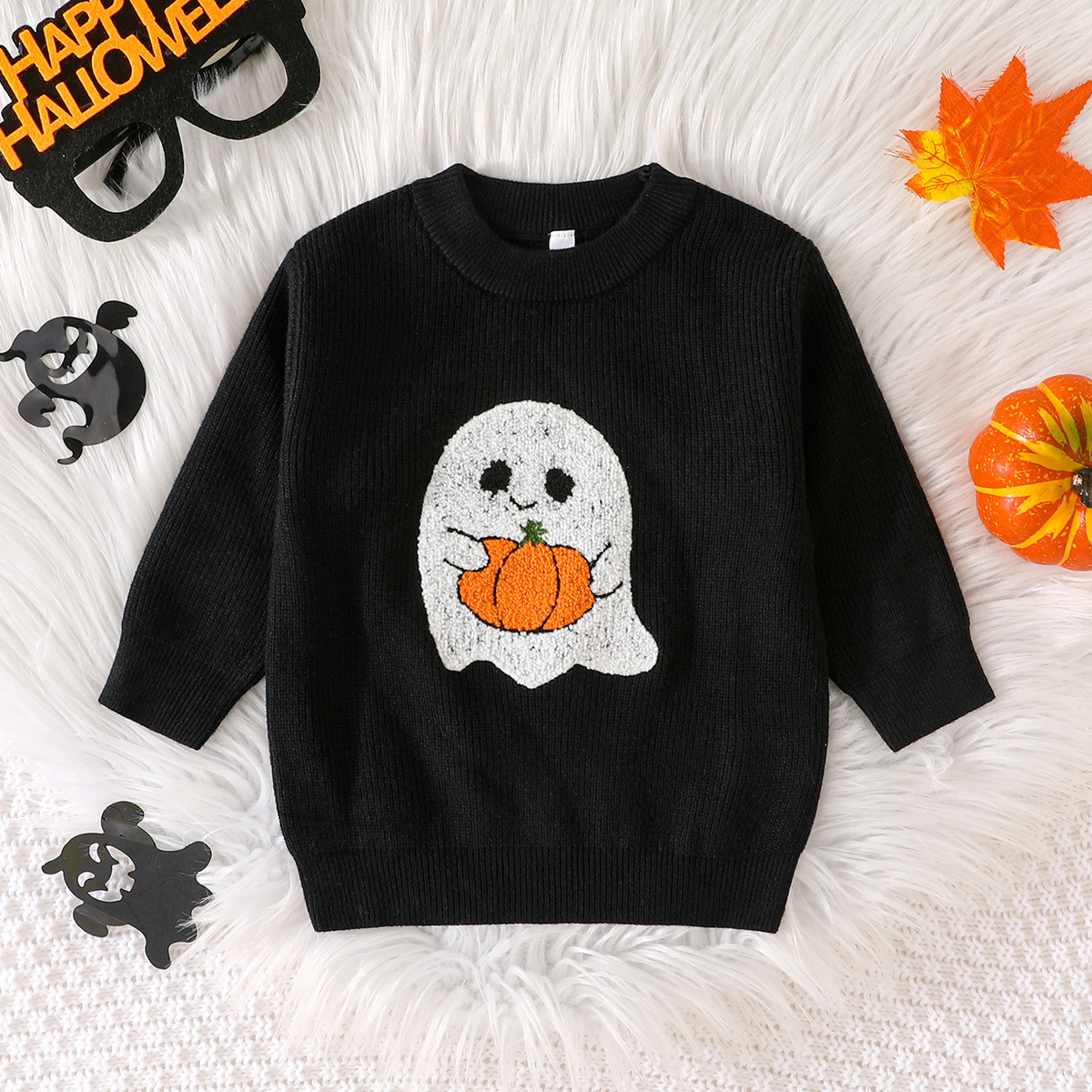 Baby Toddler Knitted Halloween Patterns Sweatshirt