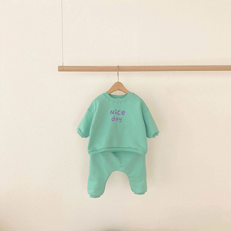 Nice Day Baby Toddler Smiley Sweater Set
