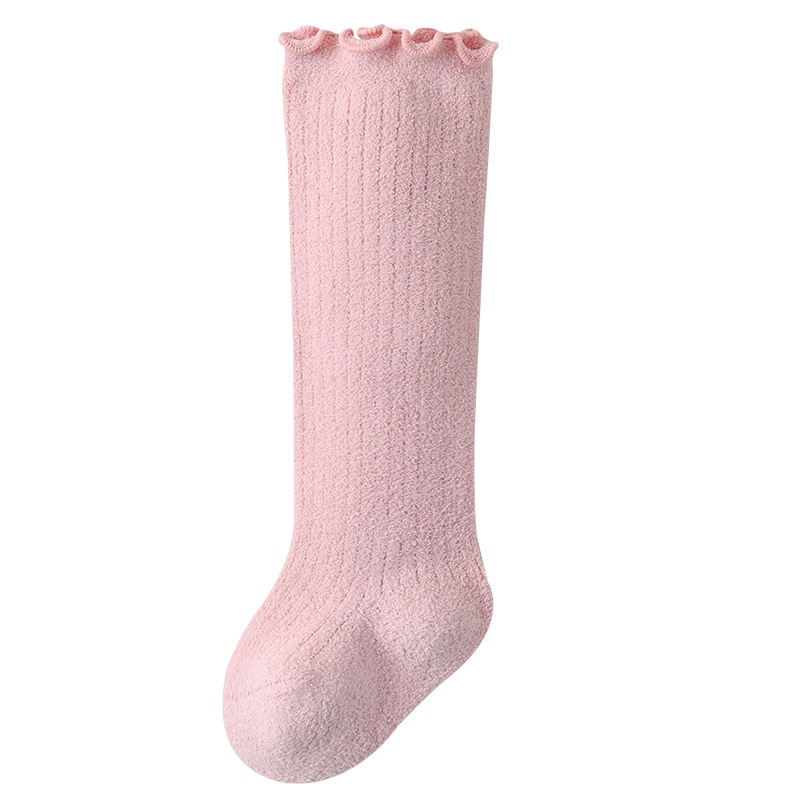 Baby Newborn Knee High Plush Stockings