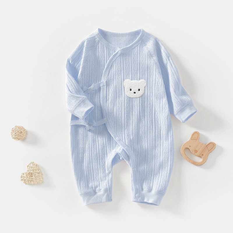 Baby Newborn Animal Bear Lace-up Romper