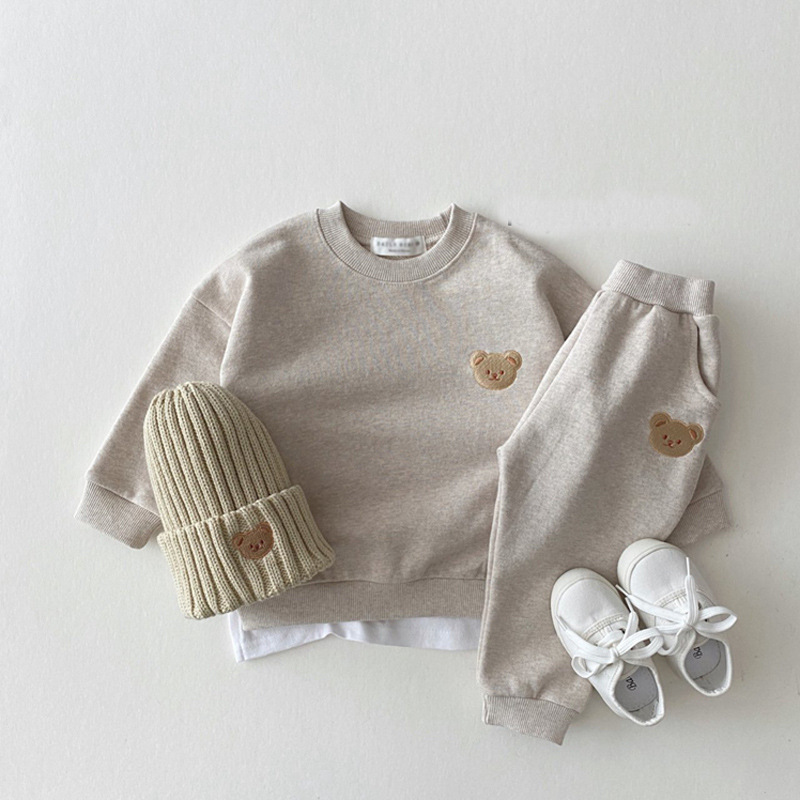 Baby Toddler Bear 2-Piece Sweater Set