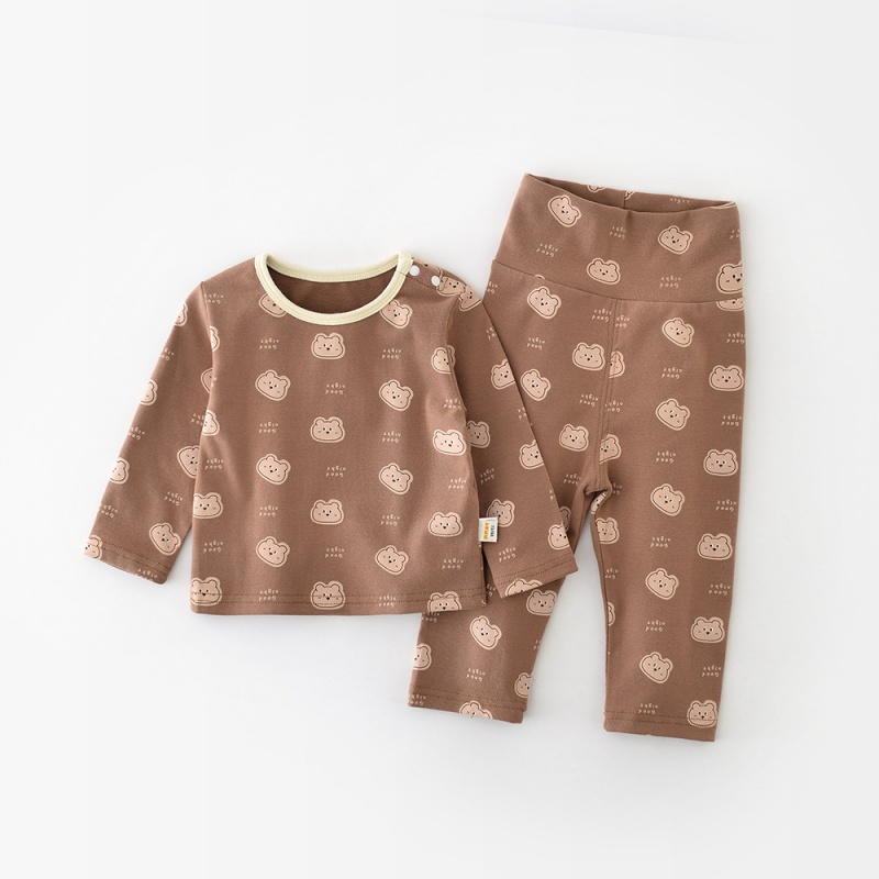 Baby Rabbit Head Print 2-Piece Set