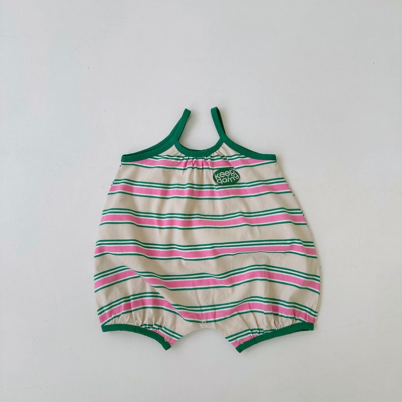 Baby Striped Camisole Romper