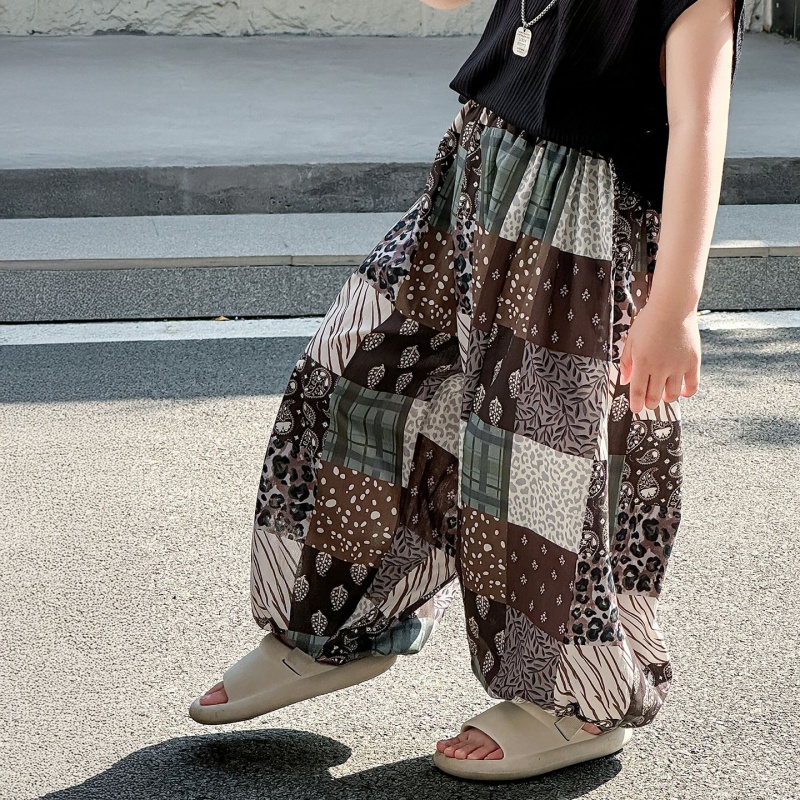 Toddler Boys Printed Cuffed Pants