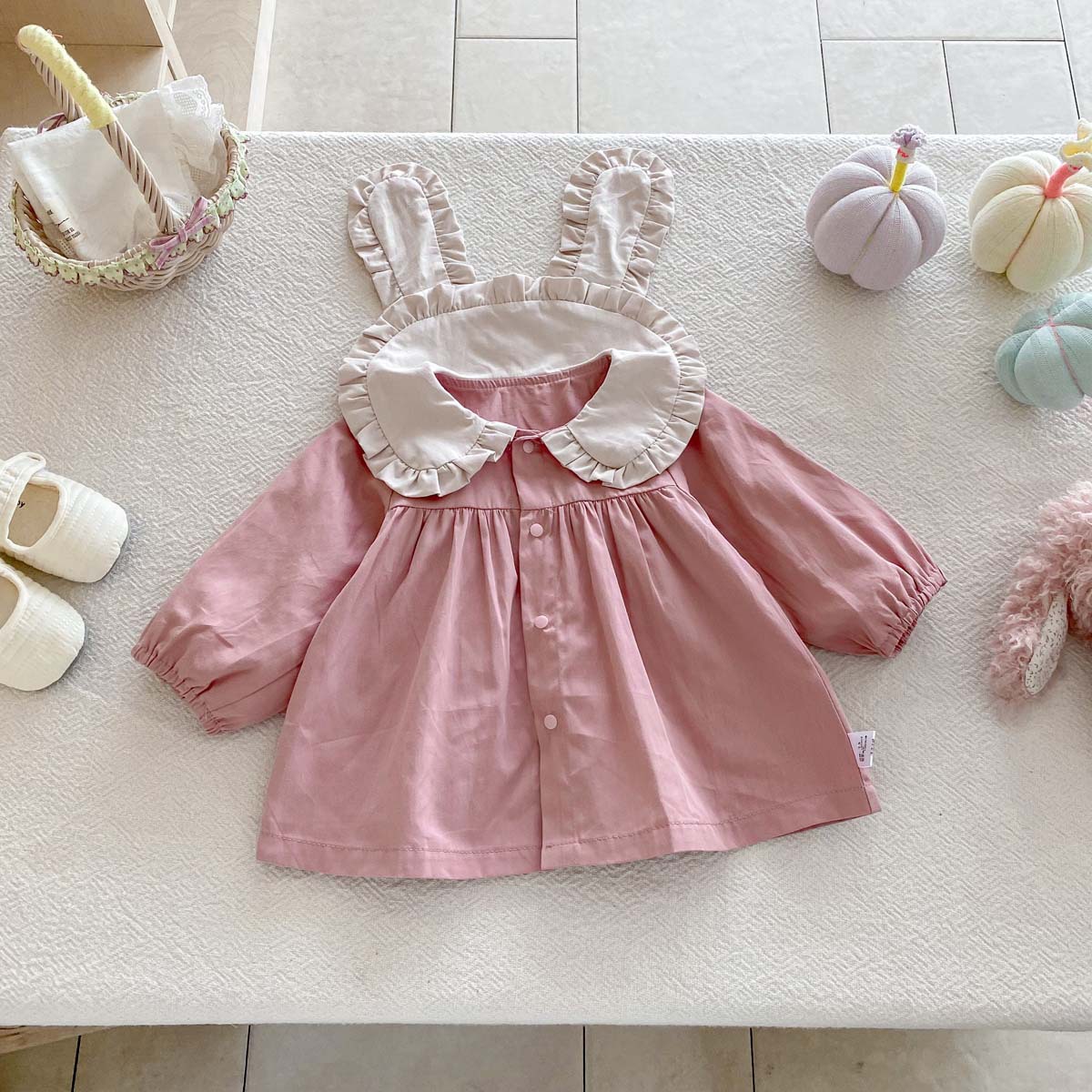 Baby Girl Collared Princess Dress