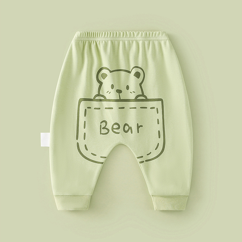 Baby Cartoon Animal Footwear PP Pants