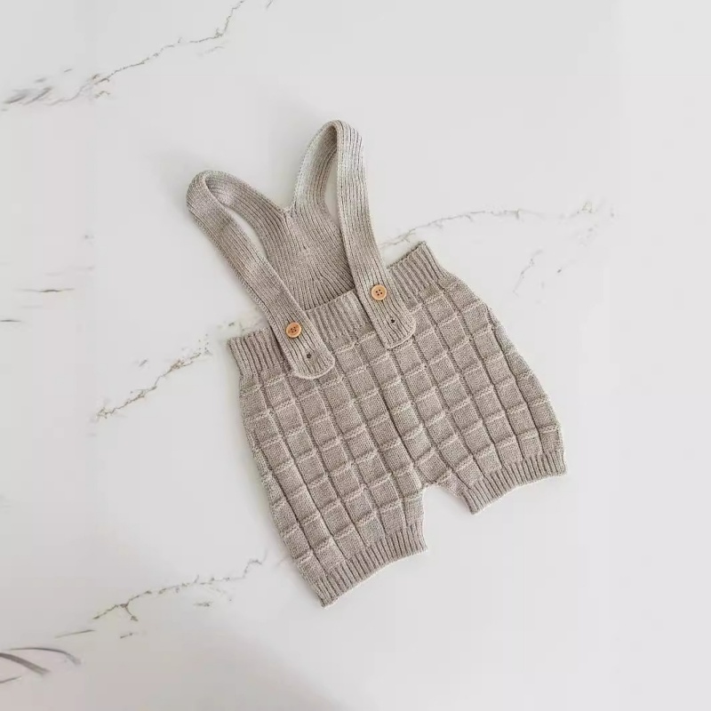 Baby Knitted Sweater Top & Overalls