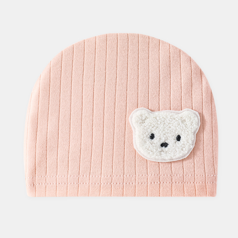 Baby Solid Color Bear Hat