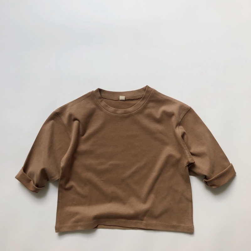 Baby Toddler Drop Shoulder Multi-Color T-Shirt Top