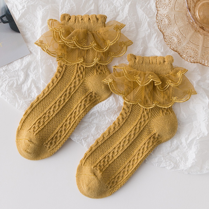 Baby Toddler Girls Lace Trim Socks