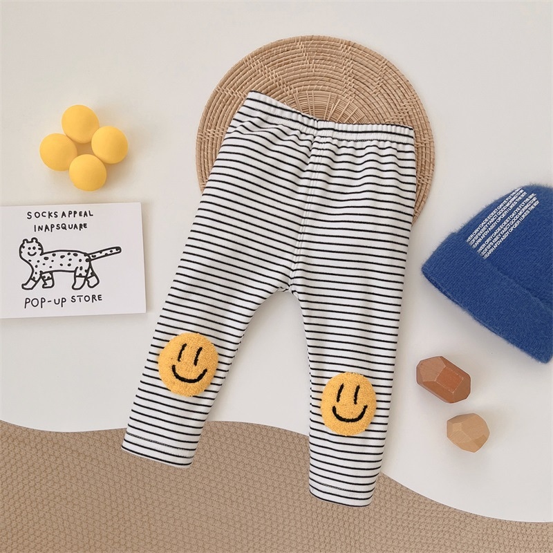 Baby Smiley Face Warm Pants