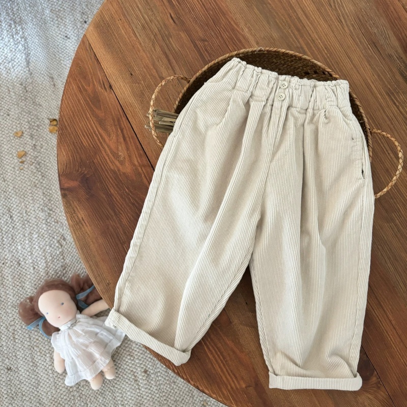 Baby Toddler Corduroy Carrot-Cut Casual Pants