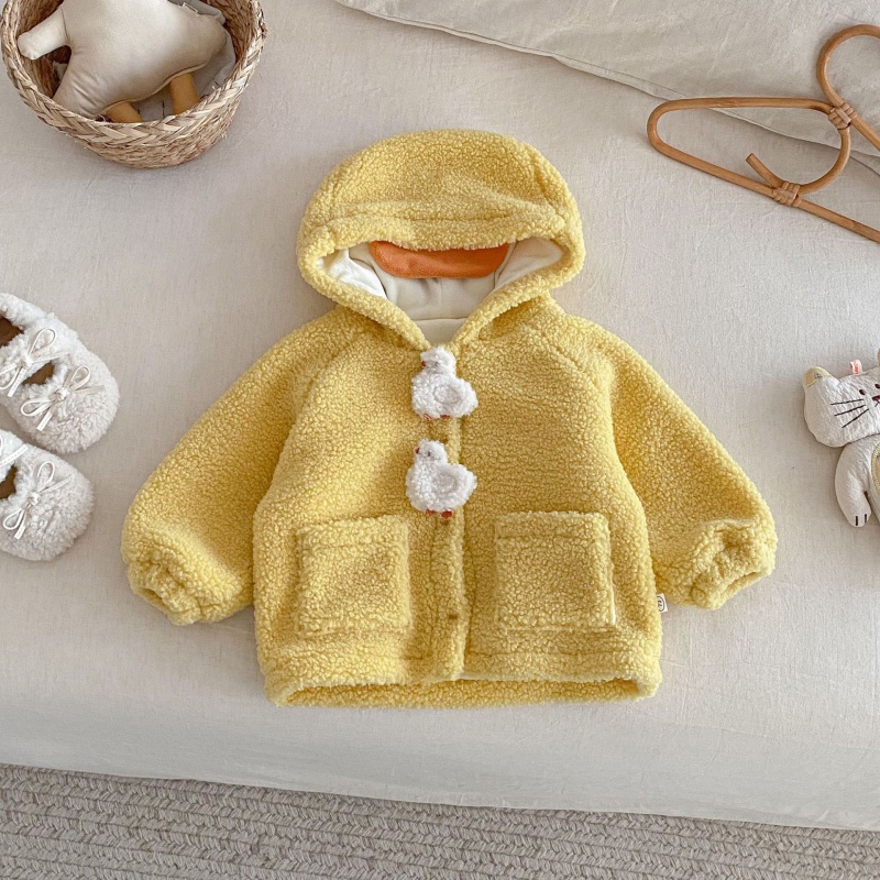 Baby Toddler Yellow Duck Coat and Pants 