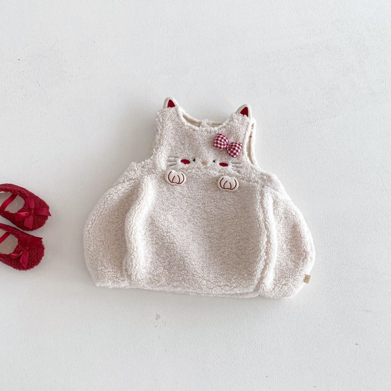 Baby Toddler Girls' Wool Lambswool Vest Dress