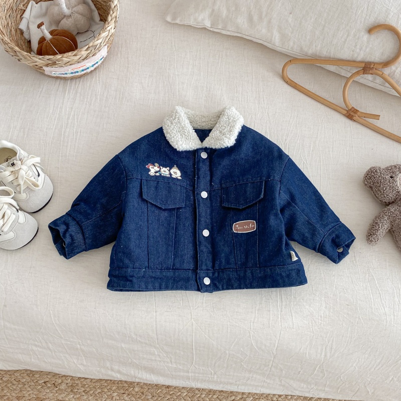 Baby Toddler Fleece Denim Outerwear