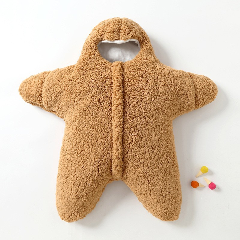 Newborn Baby Warm Starfish Romper Sleeping Bag