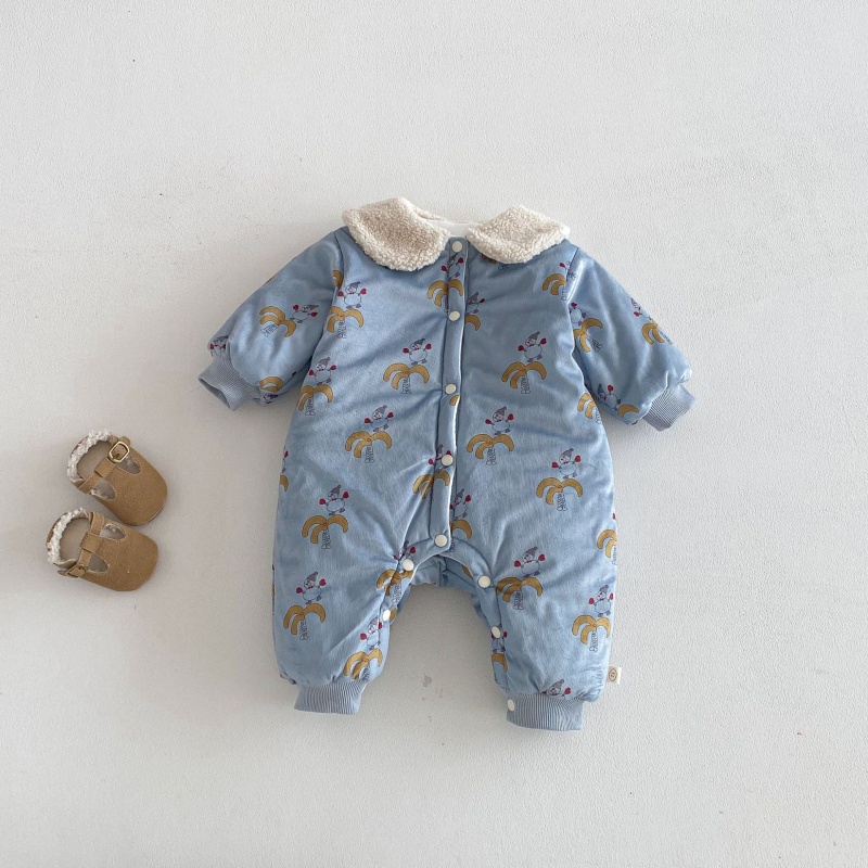 Baby Printed Fleece Romper