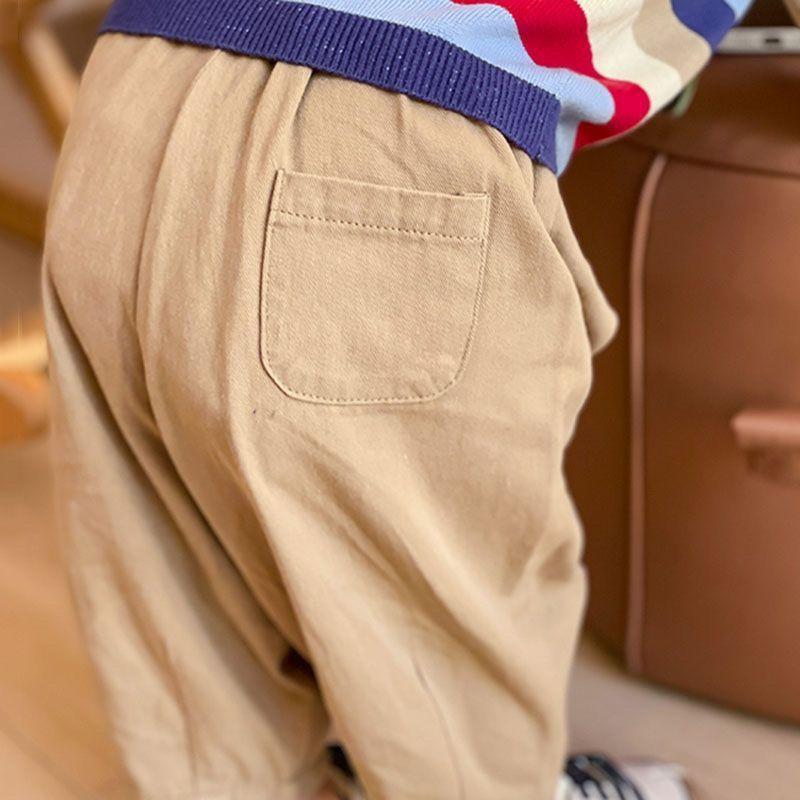 Baby Toddler Hem Solid Color Pants