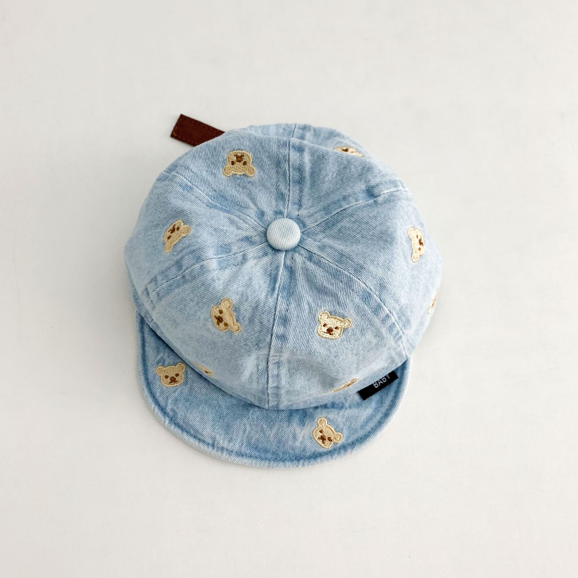 Baby Toddler Little Bear Embroidery Cowboy Baseball Hat