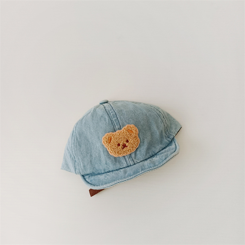 Baby Toddler Little Bear Short-Brimmed Baseball Hat