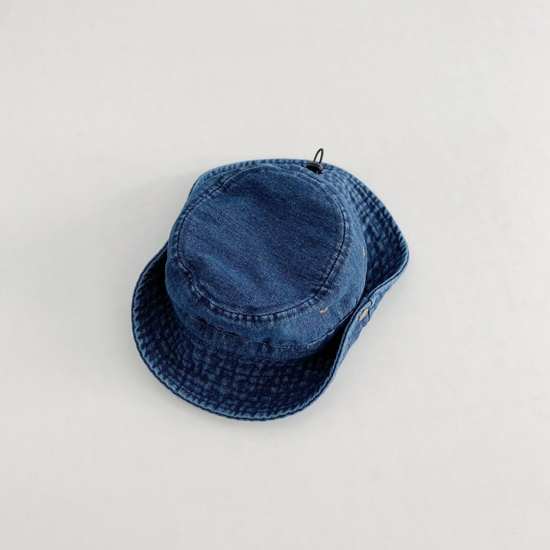 Kids Turn-up Denim Bucket Hat