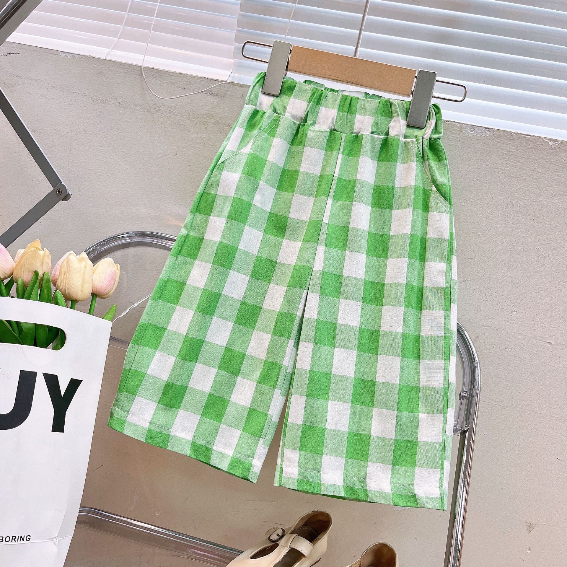 Kids Checkerboard Pants