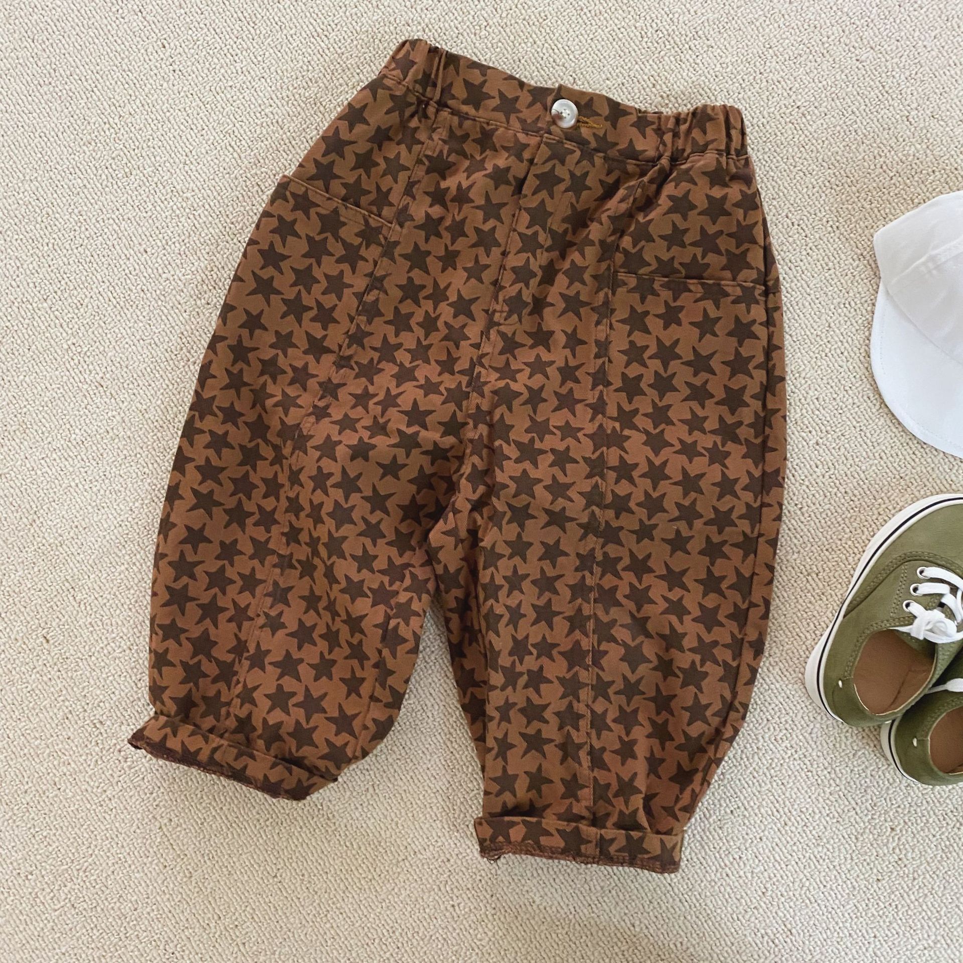Kids Star Pattern Loose Pants